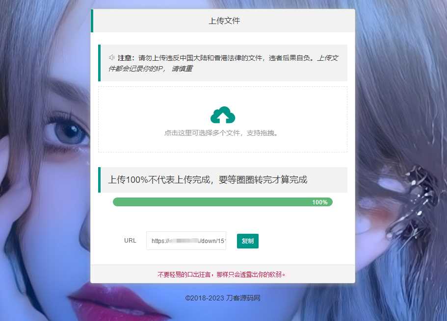 2023最新临时文件上传存储分享系统 临时文件网盘系统源码 - 项目资源网 - 项目资源网