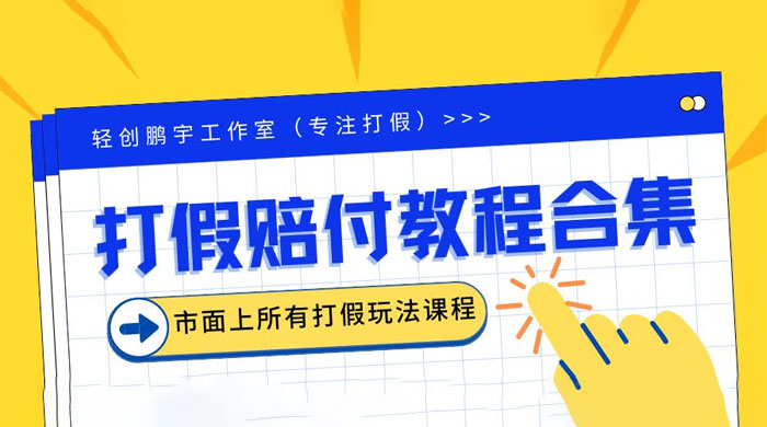 2023年全套打假合集，集合市面所有正规打假玩法 - 项目资源网 - 项目资源网